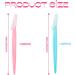40 Pack Eyebrow & Facial Razors | Safe Dermaplaning Tools for Women & Men | Portable Hair Remover - Pink & Blue - Buy Online on GoSupps.com