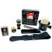 G.B.S Black Luxury Shaving Kit - Wood Straight Razor Mug Natural Soap Brush Alum block Strop and Paste Grooming Kit Black