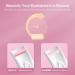 Joselin White YJ02 Eyelashes Curls Portable Small Electric Heated Eyelash Curler Long Lasting Electric Heated Comb Makeup Tool - Buy Online on GoSupps.com