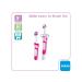 Mam Learn to Brush Set - Baby Toothbrush for 5+ Months | Long Handle Children's Toothbrush in Pink | Ideal for Training Good Oral Hygiene - Buy Online on GoSupps.com
