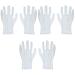 FRCOLOR 18 Pairs Cotton Gloves White Gloves Thicken Gloves Medium Size Gloves Fashionable Gloves Ceremonial Gloves Stretchable Gloves Electronics Gloves Work Gloves Factory Gloves Lengthen