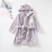 Buy Miyanuby Soft Flannel Baby Bathrobe - Ice Bear Gray Hoodie for Boys & Girls (3-4 Years) | Cozy Nightwear & Gift Idea - Buy Online on GoSupps.com
