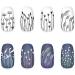 Nature Series Flowers Nail Art Stamping Plate - Alexnailart NA016 - Buy Online on GoSupps.com
