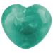 Nupuyai Green Fluorite Heart Palm Worry Stone for Chakra Reiki Healing Crystal Love Stone for Home Decoration 45mm 08-green/Fluorite/45x40mm