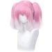 WHBHD Talentless Nana Hiiragi Cosplay Wig - Gradient Pink Twin Ponytails Heat Resistant Synthetic Hair for Halloween - Buy Online on GoSupps.com