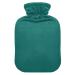 Green Hot Water Bottle with Cover Hot Water Bottles for Pain Relief Hand Feet Hot Water Bed Warmer for Women 1L