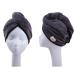 2 Pack Super Absorbent Microfiber Hair Drying Towels - Quick Dry Turban Wraps (Dark & Light Gray) - Buy Online on GoSupps.com
