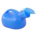 2000ML Male Urinal -with Cover can Be Reused Portable Mens Potty Pee Bottle Collector Travel Toilet (Blue) Happy
