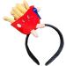 Bottone Cute Stuffed Chicken Leg Shape Hair Hoop Women Spa Wash Face Makeup Headband for Photoshoots Halloween Hair Accessories Bread headband - Buy Online on GoSupps.com