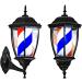 Barber Shop Pole Light Outdoor Vintage Style Red White Blue Strips Rotating Illuminating Hair Salon Hairdressing Sign Light Barber Shop Waterproof Wall Mountable Lamp - Buy Online on GoSupps.com
