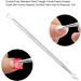 Double Ends Stainless Steel Triangle Cuticle Peeler Scraper Dead Skin Pusher Remove Gel Nail Polish Nail Art Remover Tool Practical and Popular Durability and practicality - Buy Online on GoSupps.com