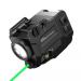 500 Lumens Pistol Light Laser Combo - Rail Mounted Weapon Light for Pistol with Picatinny Rail and GL Rails Green