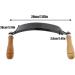 Leryveo 8-Inch Straight Woodworking Knife - Premium Stainless Steel Hand Tool with Wooden Handle for Precision Crafting - Buy Online on GoSupps.com