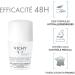 Vichy 48H Antiperspirant Deodorant Roll-on Fragrance-Free & Alcohol-Free Hypoallergenic For Sensitive or Hairless Skin Pack of 2 - Buy Online on GoSupps.com