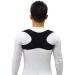 New Upper Back Posture Corrector Posture Clavicle Support Corrector Back Straight Shoulders Brace Strap Correct (Color : Black) (Grey) (Black)