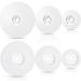 Spool Cap Sewing Machine Spool Pin Cap Small Medium Large Replacement Spool Cap Compatible with Brother  Babylock Sewing and Embroidery Machines  45 mm  35 mm and 25 mm  White (6 Pieces)