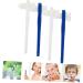 Minkissy 20 STK Double-Headed Toothbrush for Dentures | Portable Prosthetic Cleaning Brush | Household False Teeth Care - Buy Online on GoSupps.com