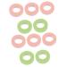 FRCOLOR 10 Rolls Grafting Eyelash Tape Clean Under Eye Patch Cosmetology Supplies Pink Duct Tape Eyes Natural Facial Lash Tools Janitorial Supplies Eyelid Face Non-woven Fabric Blindfold