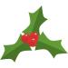Edible Wafer Christmas Holly Pre-Cut Cupcake Toppers - 24pc - Buy Online on GoSupps.com