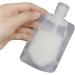 Travel Cosmetic Bag Transparent PE Choose 30/50/100ml Size Durable Reusable Design (L) - Buy Online on GoSupps.com