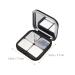 Lurrose 2 Pieces Empty Magnetic Eyeshadow Palette with Mirror Refillable Makeup Storage Box for Lipsticks & Cosmetics - Black - Buy Online on GoSupps.com