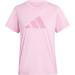 adidas Women's Train Essentials Big Performance Logo Training Tee T-Shirt L Bliss Pink/Pink Fusion