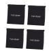 PLAFOPE 4pcs Hair Dryer Storage Bag Hair Dryer Carrying Bags Hair Waver Tool Hair Bag Cloth Bag Fabric Black