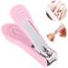 Pink Nail Clipper Toenail Clippers Multifunctional Stainless Steel Nail Scissors Fingernail Cutter for Nail Art Salon and Home Thick Nails Seniors - Buy Online on GoSupps.com