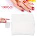 1000 Pieces Disposable Cotton Pads | Nail Polish Remover & Makeup Cleaner | Absorbent & Structured Cotton Pads for All Needs - Buy Online on GoSupps.com