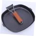 YOtat BBQ Grills Pancake Skillet Stove Burner Pans Nonstick Frying Pans BBQ Griddle Grilling Pan Grill Pancake Griddle Square Pot Chic Steak Frying Pan Fashion Frying Pan Bakeware Black Wok - Buy Online on GoSupps.com