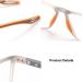 Stylish Photochromic Reading Glasses | Ultra-Light TR Sunglasses for Men & Women | UV Protection in Black & Red (+1.5) - Buy Online on GoSupps.com