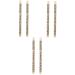 WOONEKY 6 Pcs Eyebrow Pencils Makeup Eyeliner Eyebrow Makeup Pencil Highlighter Pencil Eye Brow Brown