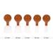 Set of 5 Plastic Cupping Glasses with Ball | Brown | All Sizes | International Shipping Available - Buy Online on GoSupps.com