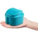 Denture Box for Teeth Storage | Sky Blue Denture Case with Hanging Net - Shop Internationally! - Buy Online on GoSupps.com