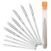 Hekisn Large-Eye Blunt Needles  Stainless Steel Yarn Knitting Needles  Sewing Needles  Crafting Knitting Weaving Stringing Needles Perfect for Finishing Off Crochet Projects (9 Pieces)
