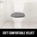 Gorilla Grip Shag Chenille Bathroom Toilet Lid Cover  Machine Wash  Ultra Soft Plush Seat Covers  Large Fabric Covers  19.5x18.5  Fits Standard Toilet Lids  Bath Room Accessories and Decor  Gray 18.5" x 19.5" Gray - Buy Online on GoSupps.com