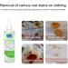 Homezo Fabric Rust Remover 250ml Fabric Rust Stain Remover Clothes Oil Stains Remover Waterless Clothing Cleaner Quick and Easy Dirt Spot Removal for Laundry for Various Clothes Fabrics (2pcs) - Buy Online on GoSupps.com