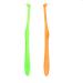 Ouligay 2Pcs Tufted Toothbrush Trim Toothbrush End-Tuft Tapered Single Compact Interdental Interspace Brush Orthodontic Soft Trim Toothbrush Wisdom Toothbrush for Detail Cleaning