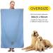 Buy Kinhwa Extra Absorbent XXL Dog Towel - Quick-Drying Microfiber for Dogs & Cats - Washable Durable Light & Dark Blue (76cm x 127cm) - Buy Online on GoSupps.com