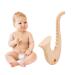 WITUONE Soft Silicone Teething Toys for Toddlers - Guitar, Saxophone, Organ Musical Instrument Shape Baby Teethers - Light Pink - Buy Online on GoSupps.com