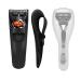 2 Set Manual Razor Case,Travel Manual Razor Case, Silicone&Plastic Portable Razor Case,Manual Razor Protector Dark Gray