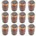 Le Must All Natural Chocolate Hazelnut Spread Mini Glass Bottle Roomservice NO PALM OIL 1.6 ounce (pack of 12) Glass Miniatures
