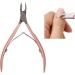 Verdant Touch Manicure Scissors Stainless Steel Nail Dead Skin Scissors Callus and Hangnail Remover Rose Gold Manicure Tool - Buy Online on GoSupps.com