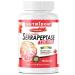 Nutridom Serrapeptase 120 000 SU Enteric Coated Capsules Non-GMO Free of Gluten Soy & Dairy Made in Canada (60 Count)