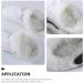 BESTOYARD Women's Fluffy Clog Slippers - Comfortable Wool Insoles for Sandals & Shoes - Slip-On Panel Inserts in White - Buy Online on GoSupps.com