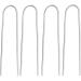 4 Pcs U Shaped Nail Tent Ground Staple High Hardness Stainless Steel Garden Pegs Securing Lawn Supplies - Buy Online on GoSupps.com