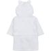 Personalised Kids Matching Dressing Gown - Soft Plush Fleece Robe for Boys and Girls, 3-4 Years - White - Buy Online on GoSupps.com