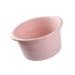 Predolo foot bath foot spa pelvis bucket height 7.5 inches portable installed with convex points round stable for soaking feet toenails and k pink