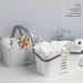 Dajidafu Shower Basket - Multifunctional Plastic Cleaning Bag with Handle for Bath Linen and Laundry | White Dormitory Accessories - Buy Online on GoSupps.com