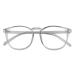Przene Blue Light Blocking Glasses for Women Men Retro Round Computer Glasses Grey